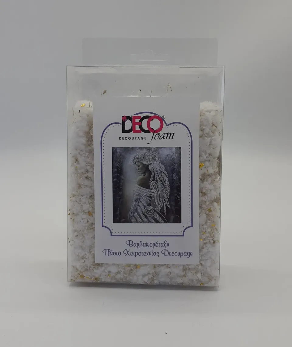 Deco Foam 3073 pasta rilievo 3D bianco oro 70 g