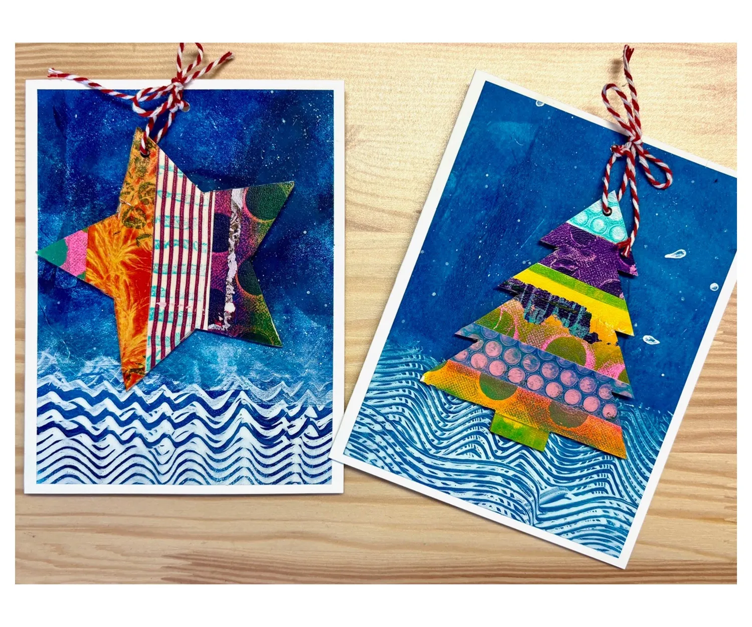 Gelli Arts Holiday kit biglietti e decorazioni 12,7cm