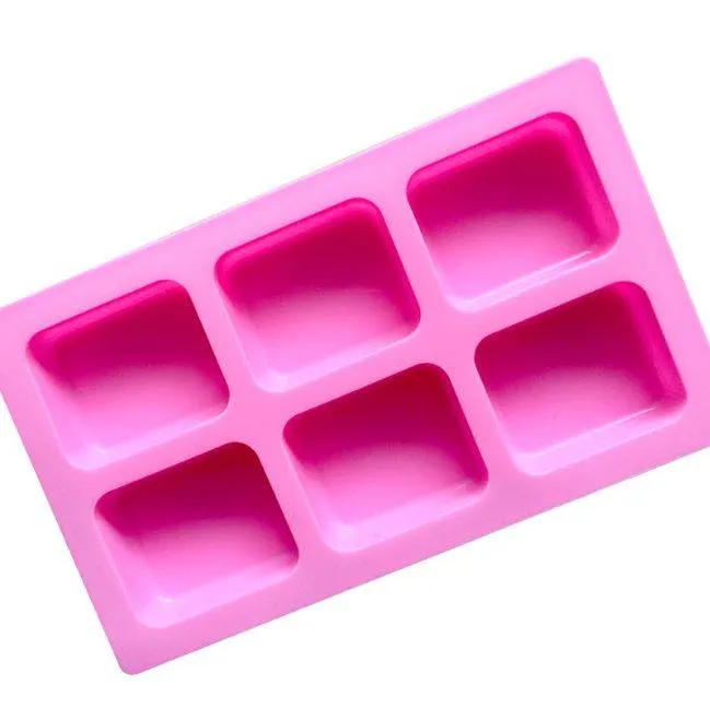 Artsoap stampo 6 saponette angoli stondati silicone