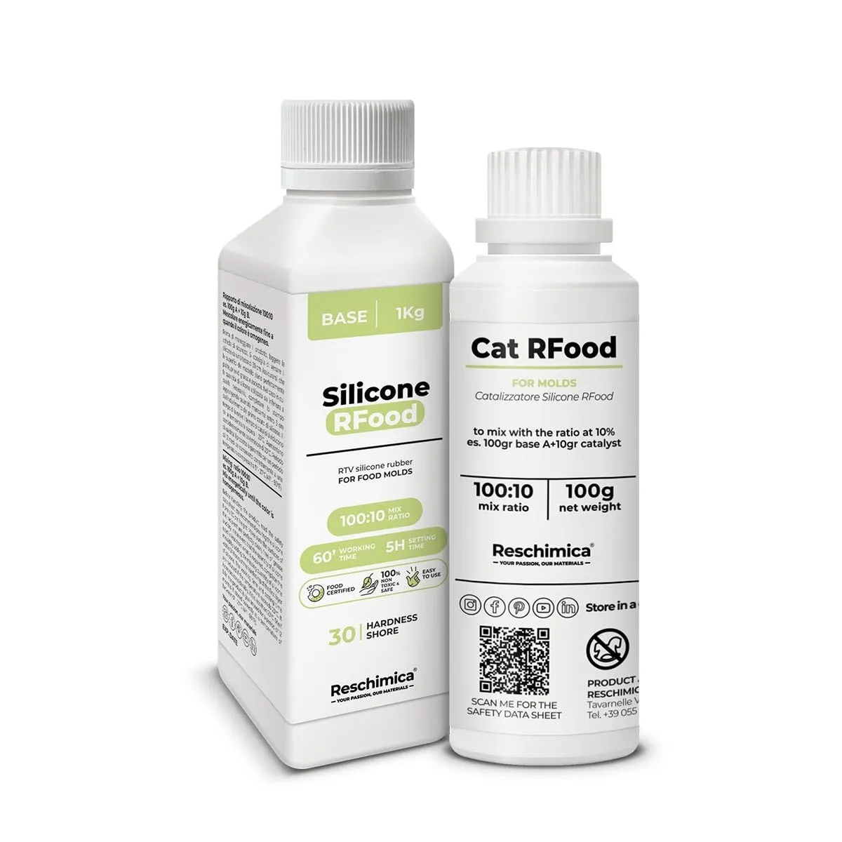 Reschimica R Food gomma siliconica alimentare 3 kg