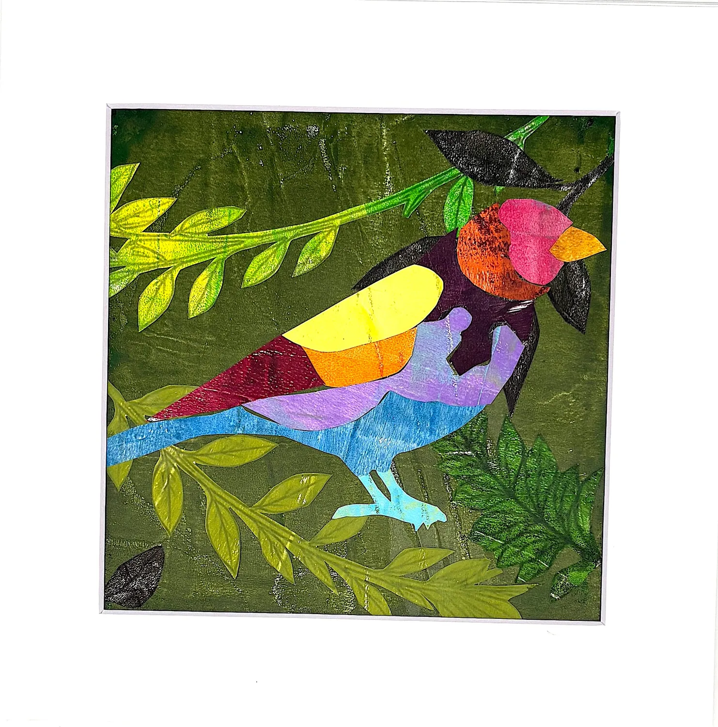 Gelli Arts Colors in Flight set collage piastra 6x6