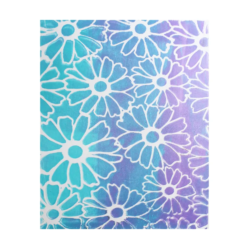 Gelli Arts Flower Stencil 8x10 stencil floreale riutilizzabile