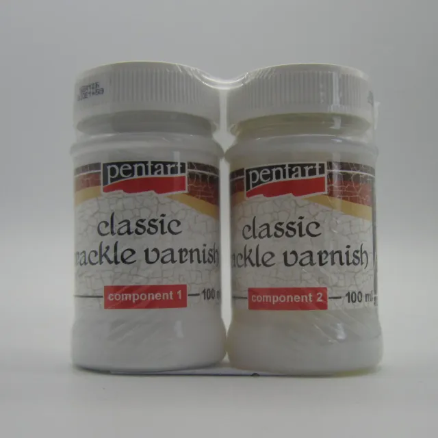 Pentart Craquelè Classico bicomponente 100 ml crepe
