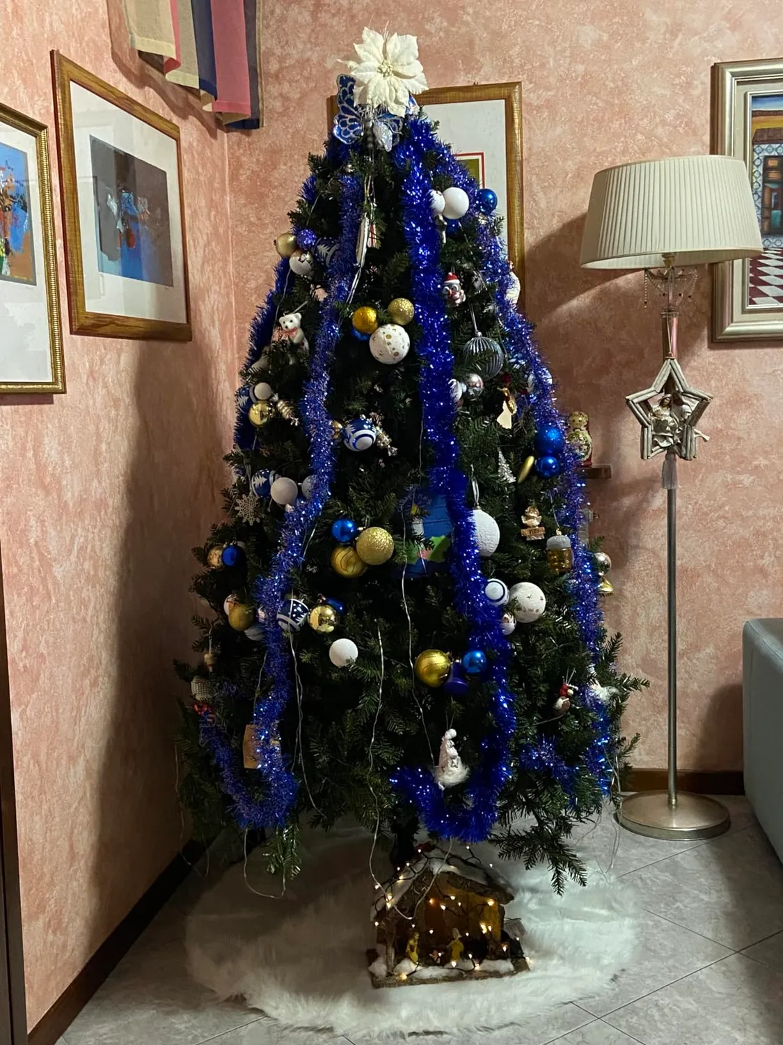 Giodicart Kensington albero Natale artificiale 210cm 1915 rami