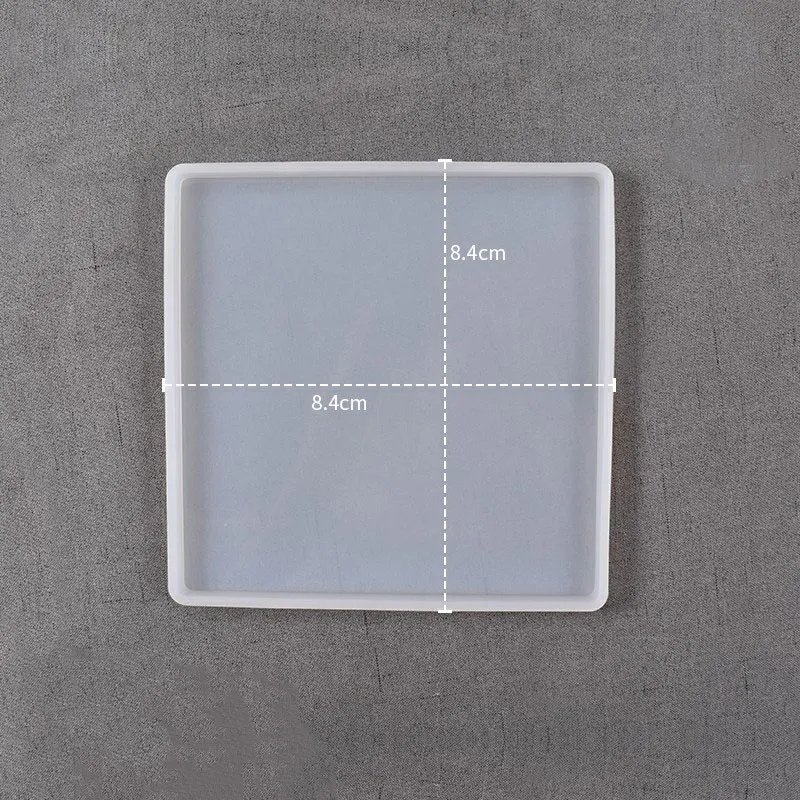 Naturesin Stampo Quadrato stampo silicone 8,4 cm resina