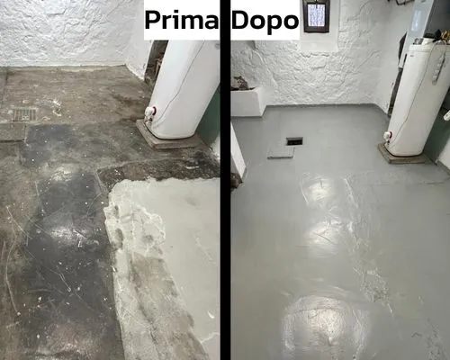 Naturesin Easyfloor rivestimento acqua satinato garage piastrelle
