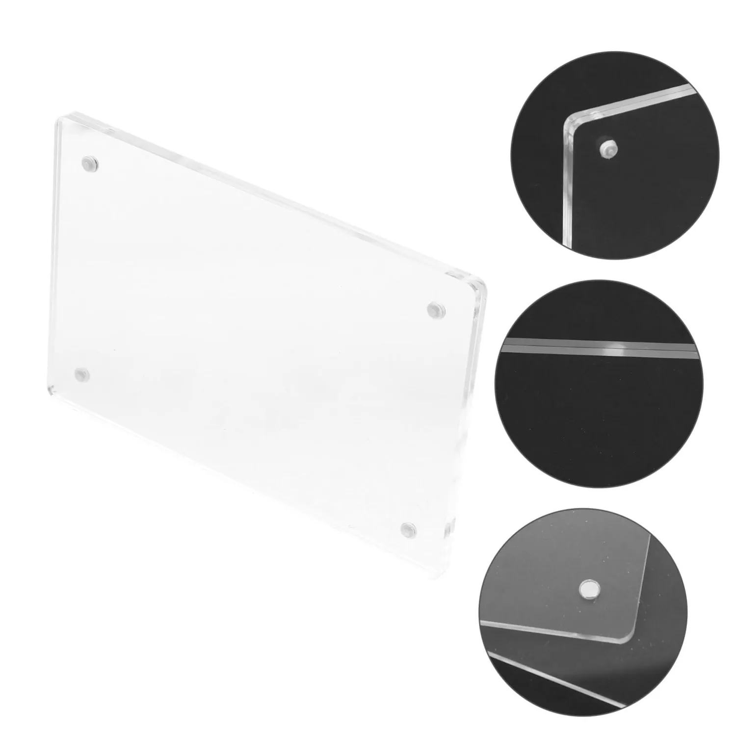 Angoily Espositore in acrilico magnetico 21x15 cm trasparente