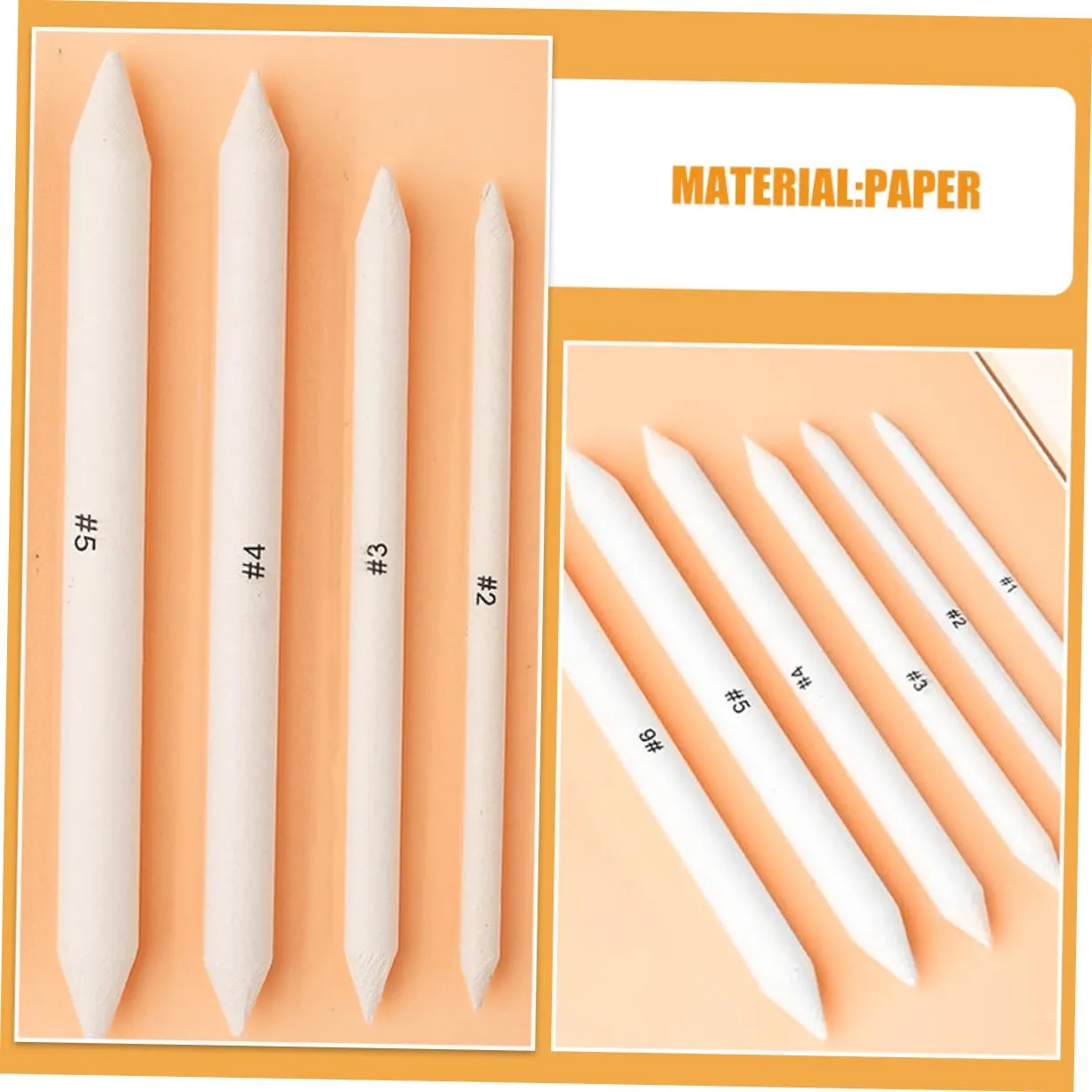 Angoily Kit Disegno 6 Pezzi Sfumini Gomme Principianti