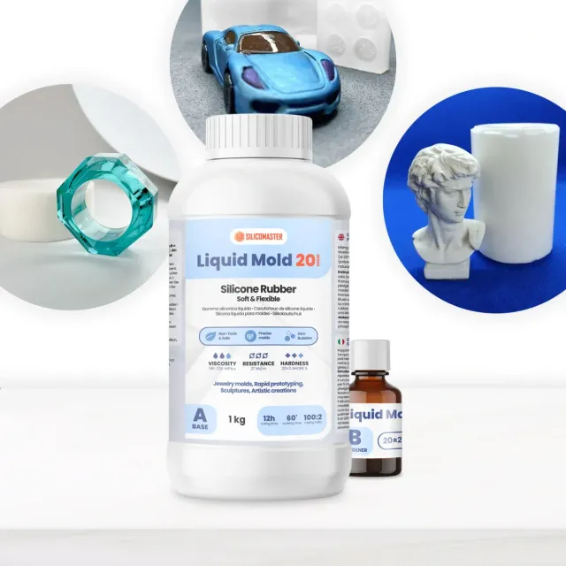 Naturesin Liquid Mold 20 silicone per stampi Shore A 20