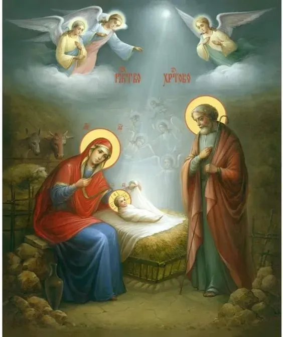 Deco Foam DF610 carta di riso Natività di Cristo