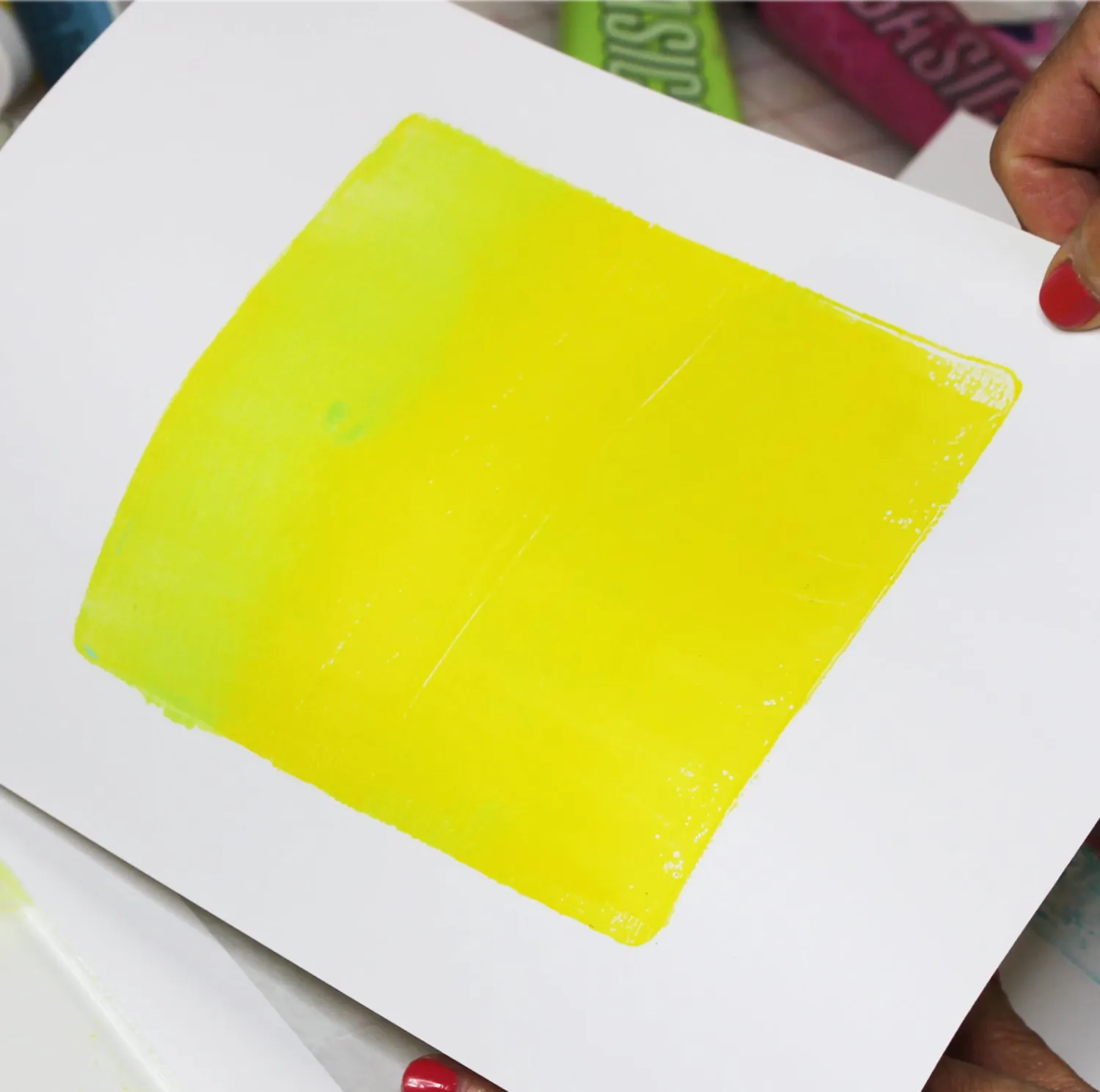 Gelli Arts Printing Plate piastra gel 6x6 quadrata riutilizzabile