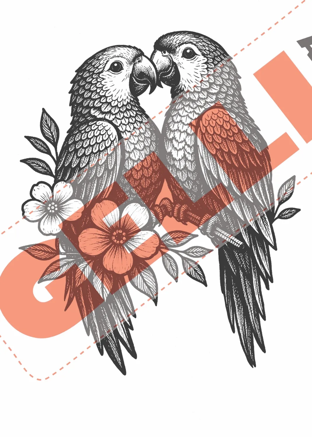 Gelli Arts Flora & Flight kit transfer 20 fogli motivo fiori