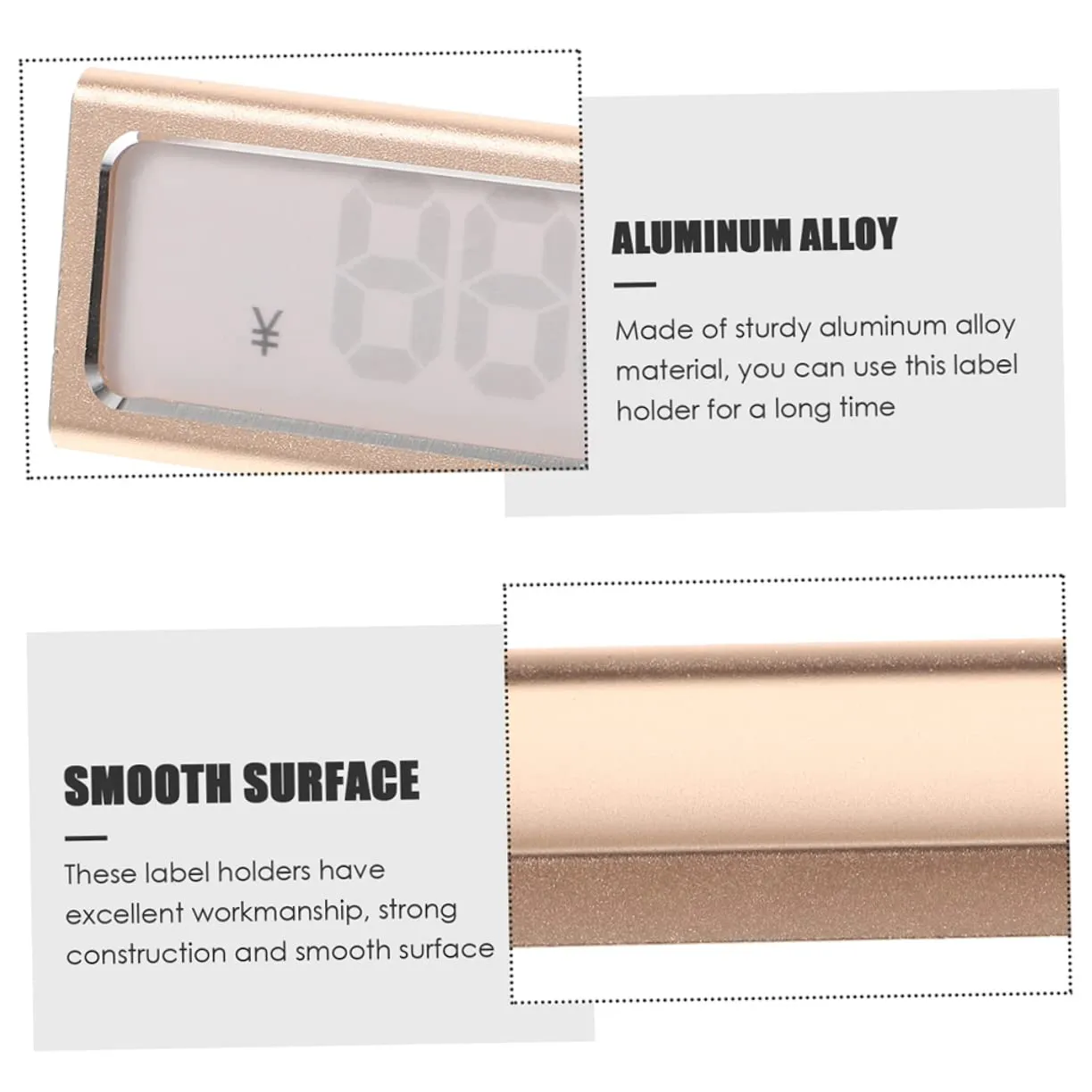 Angoily 3 porta etichette oro alluminio da tavolo prezzi