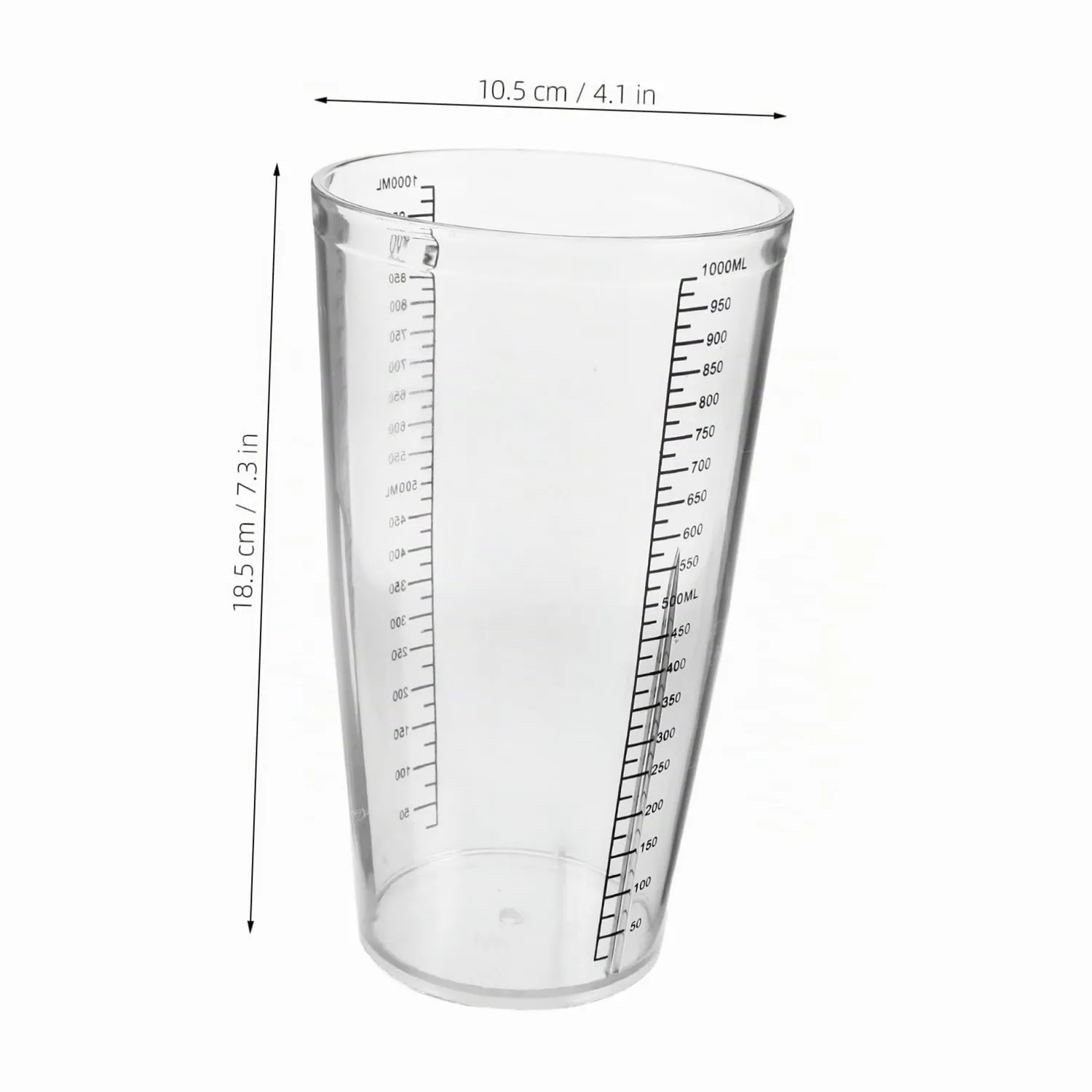 Angoily Bicchiere Graduato Trasparente 1000 ml Frullati
