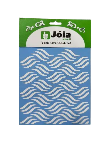 Joia JC 1240 Stencil Onde 15x20 cm Plastica
