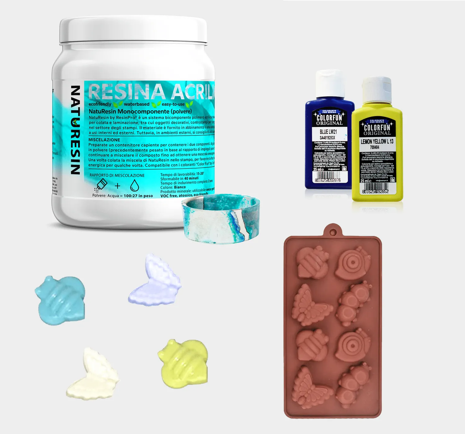 Naturesin NatuResin kit giochi bambini 1 kg ceramica
