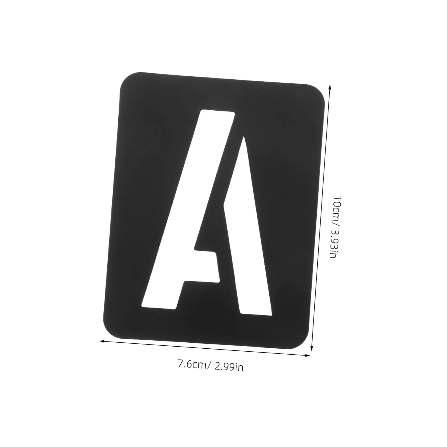 Angoily stencil lettere e numeri 42 pezzi riutilizzabili