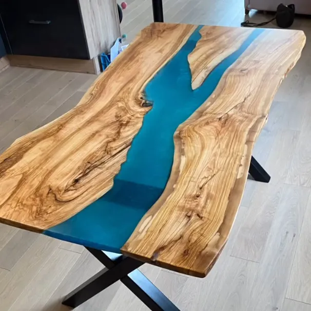 Naturesin Epoxytable 5 resina epossidica tavoli colata 5 cm trasparente