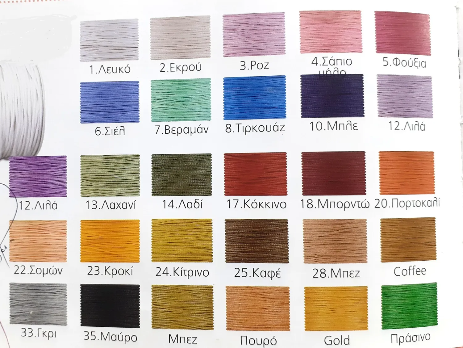 Deco Foam cordoncino cerato 1mm x 100m resistente per bijoux