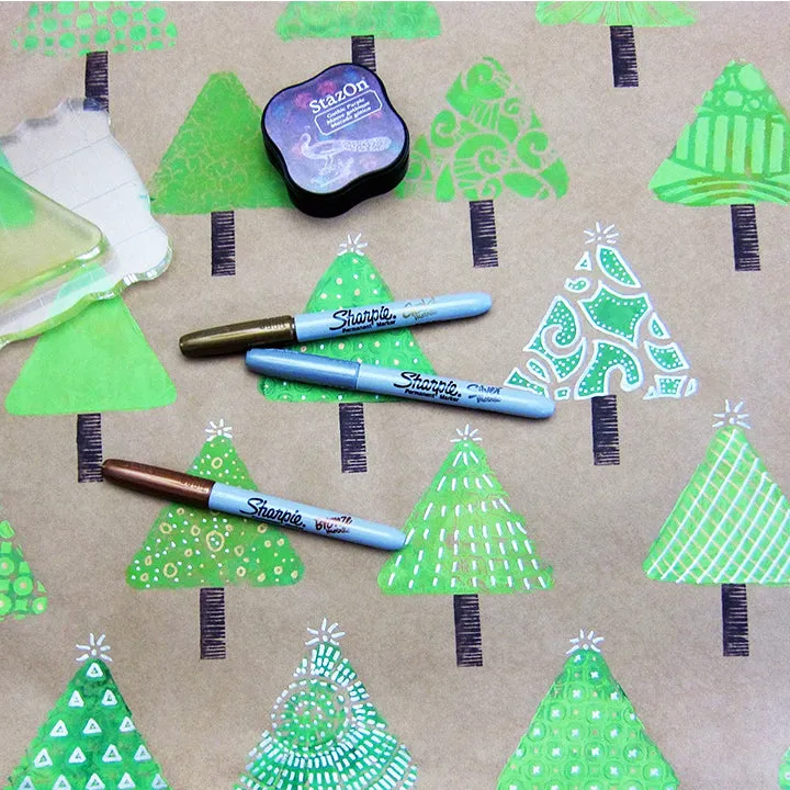 Gelli Arts Minis piastra gel set 3 pezzi 7,6 cm forme