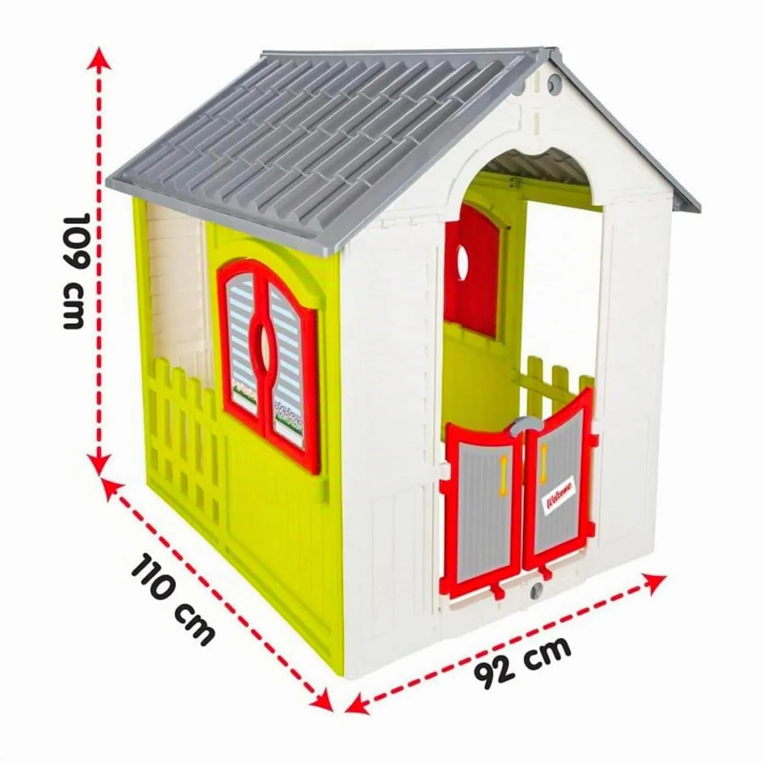 Giodicart Cottage casetta bambini pieghevole da giardino