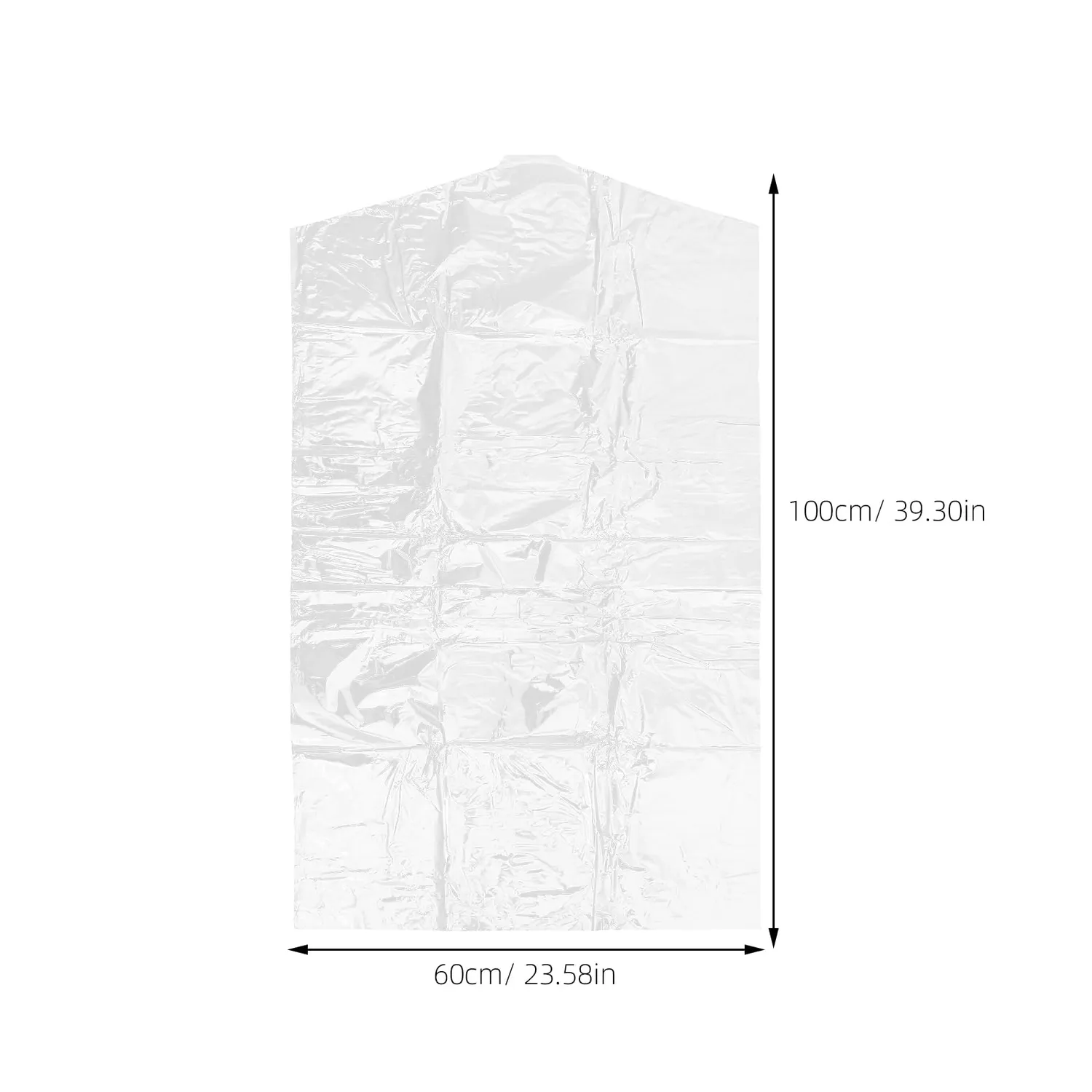 Angoily Copriabiti sacchetti trasparenti 50 pezzi 60x100 cm