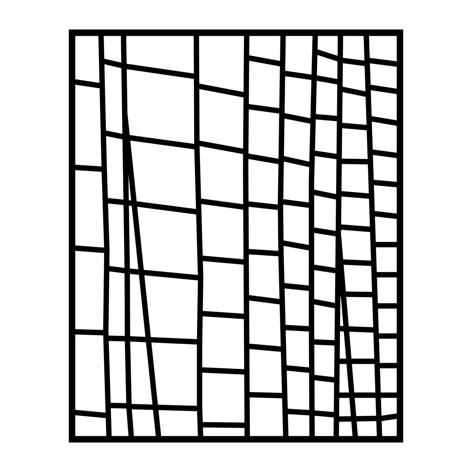 Gelli Arts Ladder stencil architettura 21,5x26,7 cm