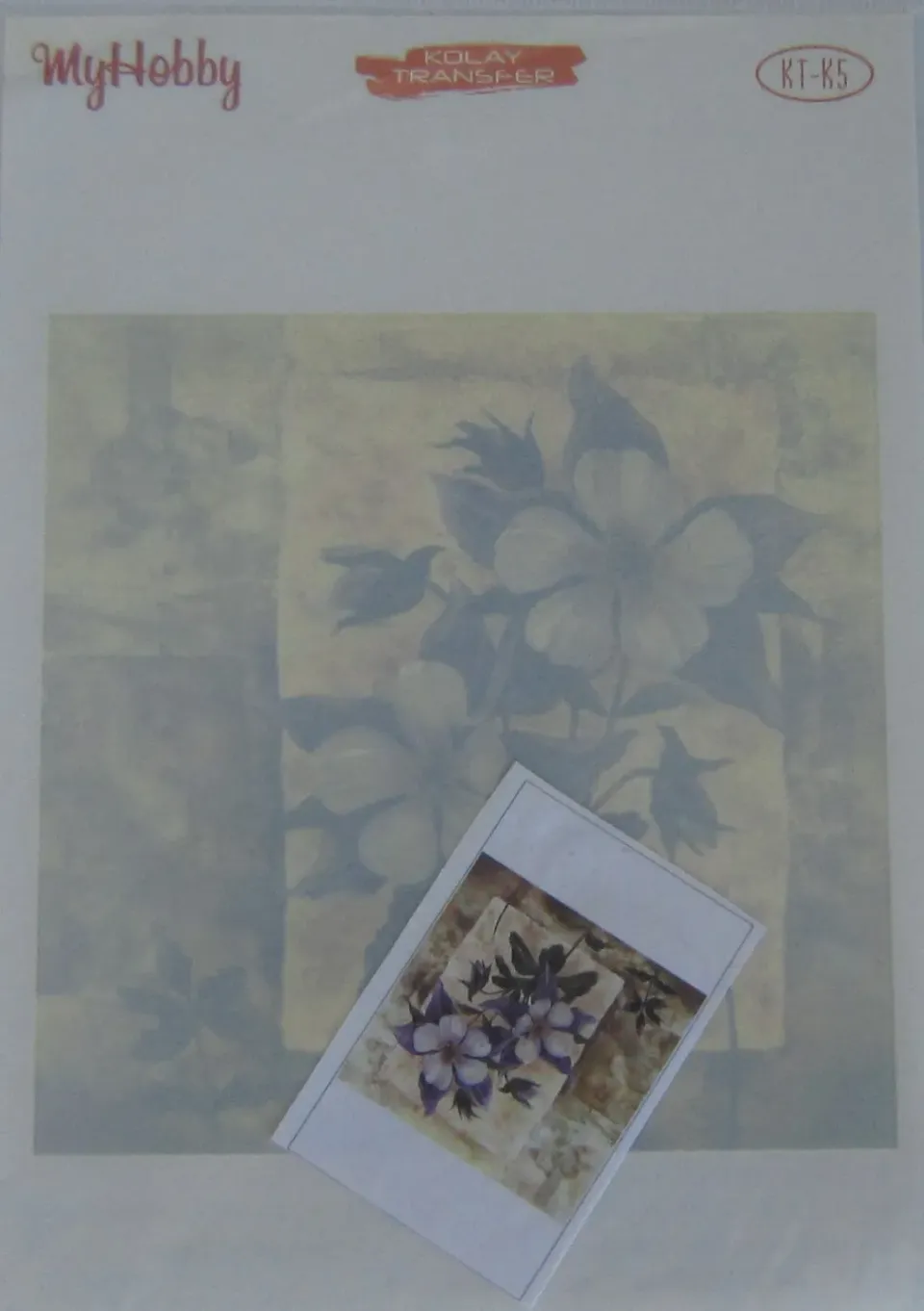 Deco Foam KT-K5 carta riso transfer 24x17cm immagine