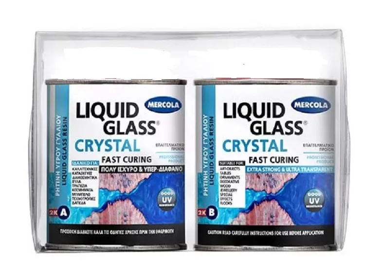 Mercola Liquid Glass Crystal UV resina bicomponente 320 g