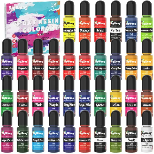 Sigwong pigmenti resina epossidica 36x6 ml