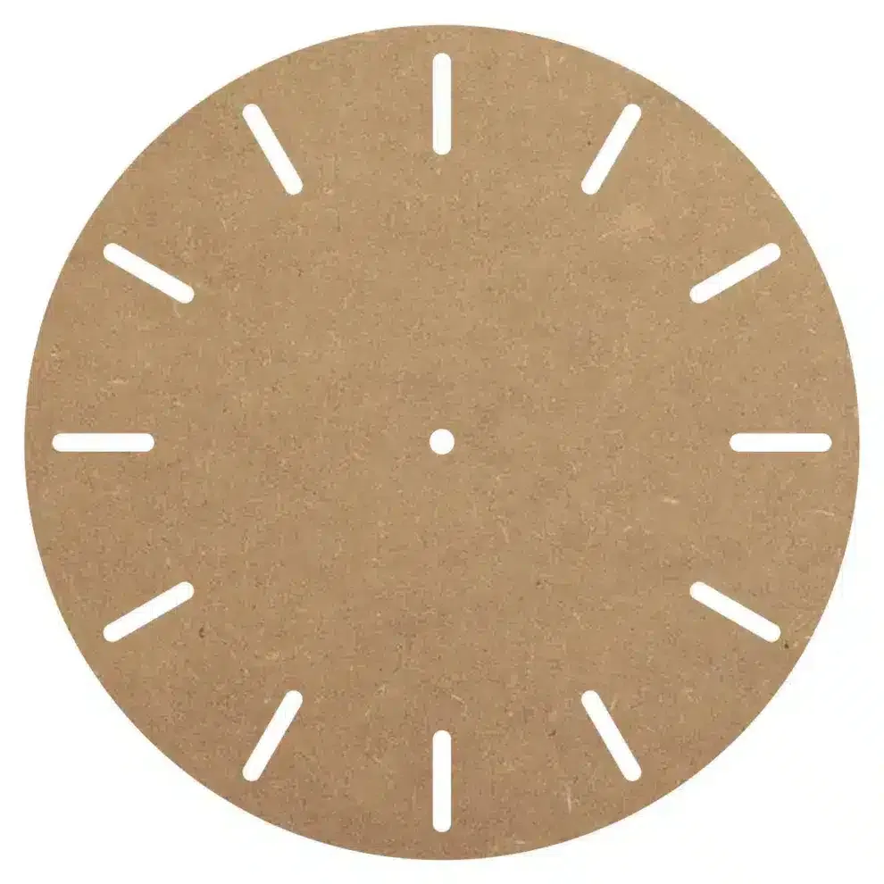 Naturesin Pannello MDF Orologio D.40cm tondo minimal