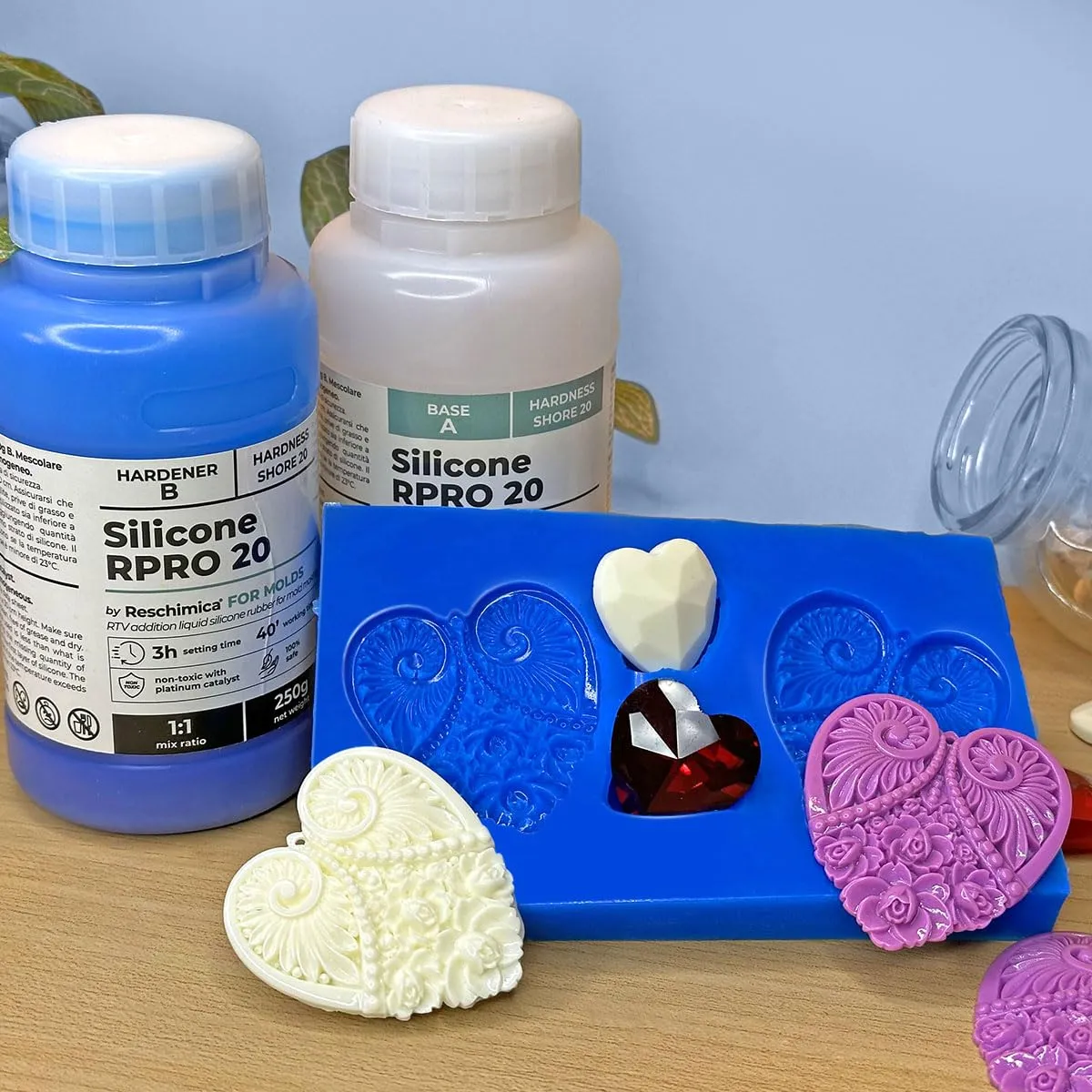 Reschimica R PRO 20 silicone per stampi 0,5 kg medio