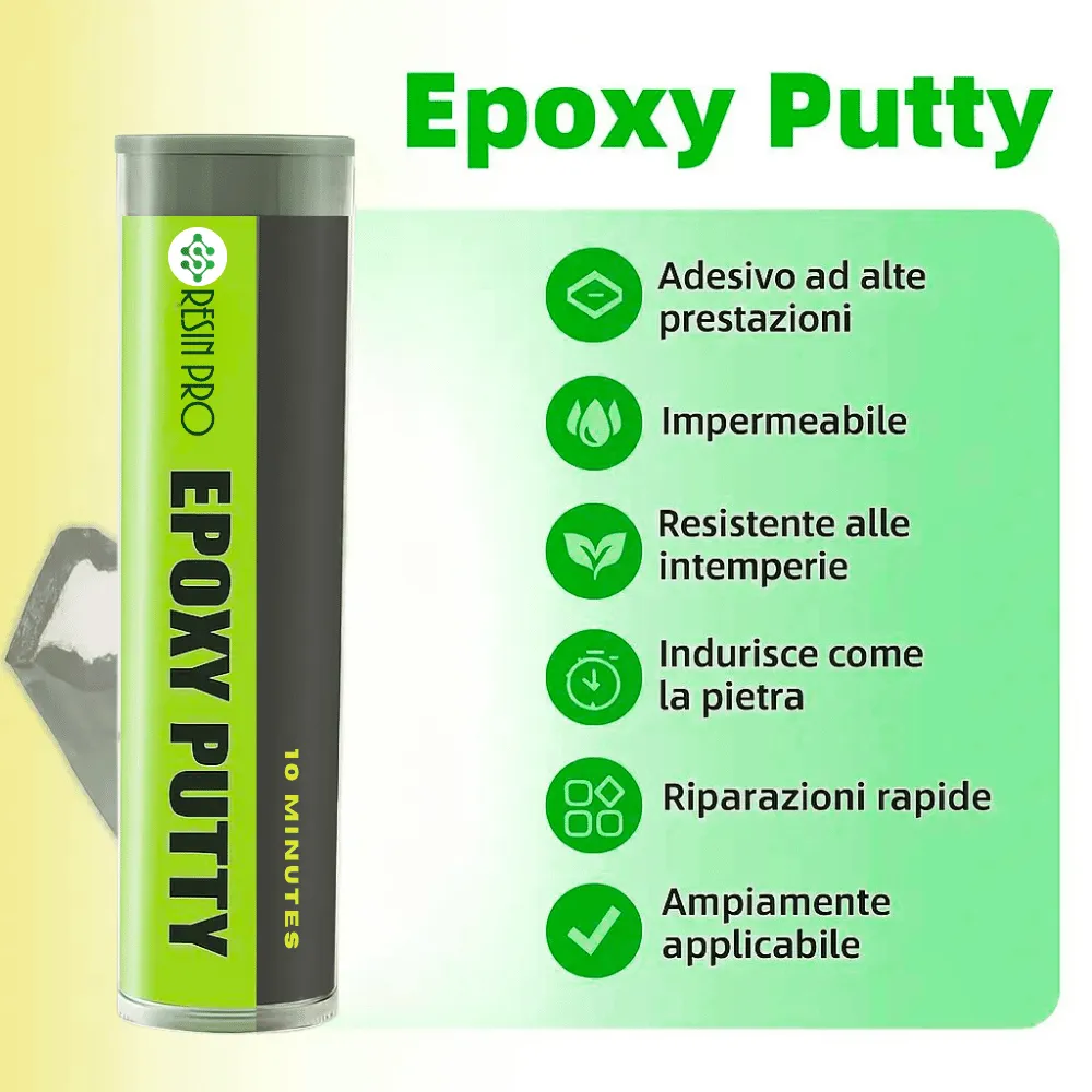 Naturesin Stucco Epossidico Bicomponente Riparazione Forte