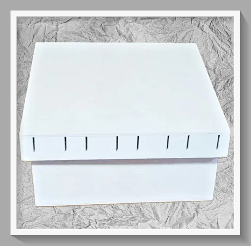 Deco Foam LG87563 scatola legno 20x20x9,5cm