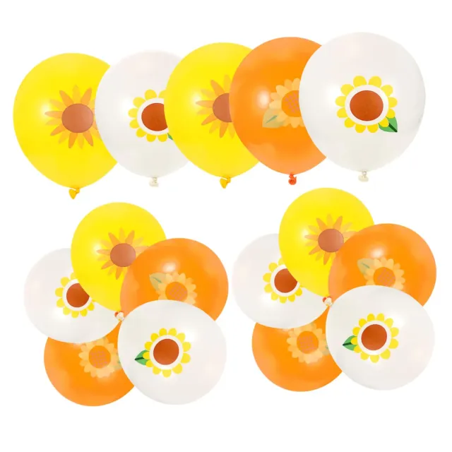 Angoily palloncini girasole 15 pezzi per feste estive