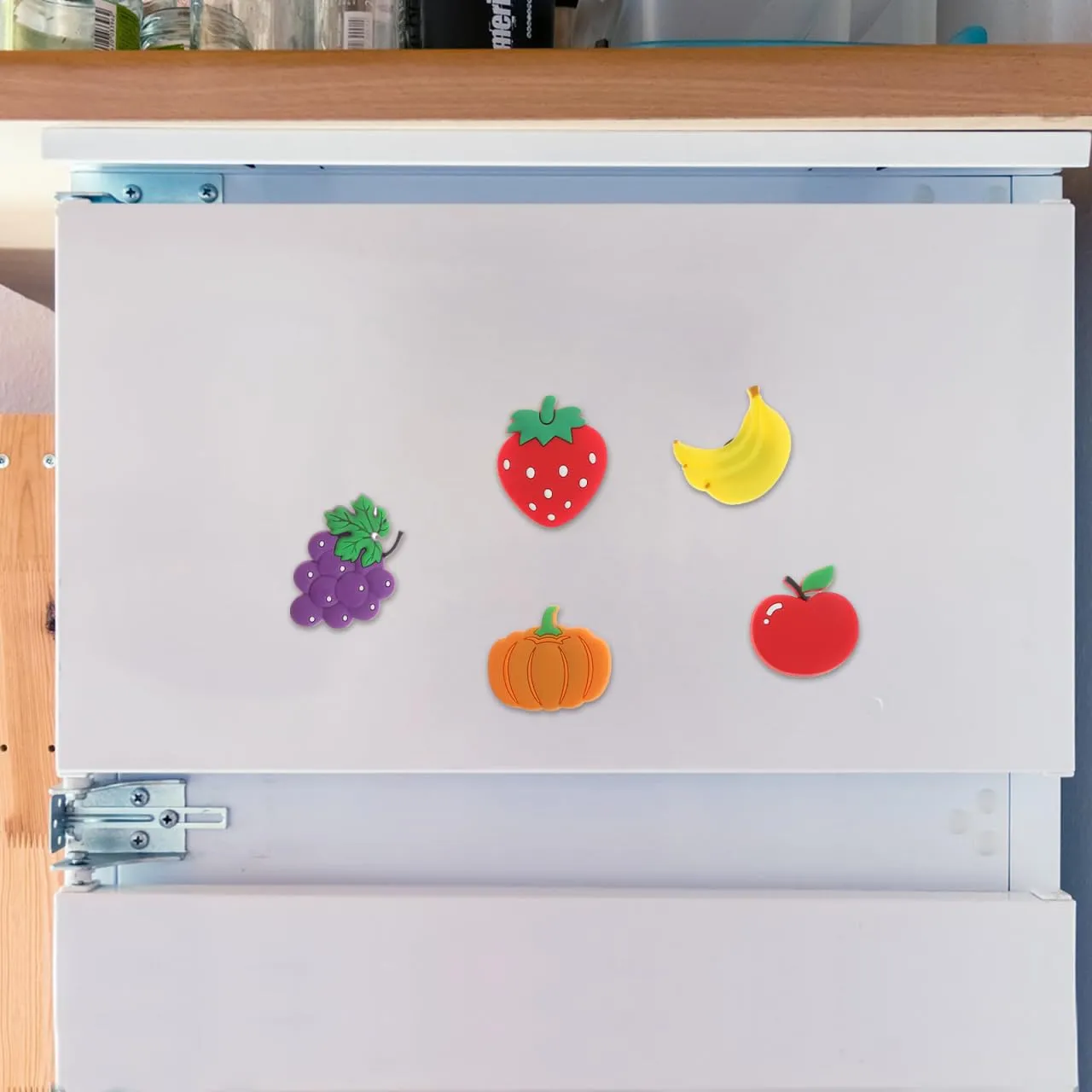Angoily magneti frigo frutta 10 pezzi calamite colorate bambini