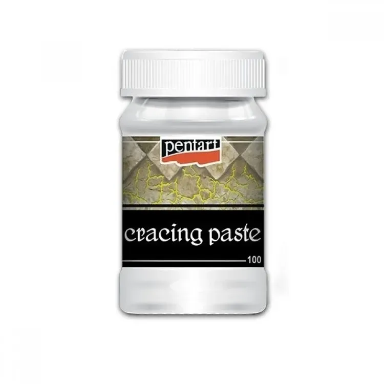 Pentart Pasta craquelé bianca 100 ml effetto crepe