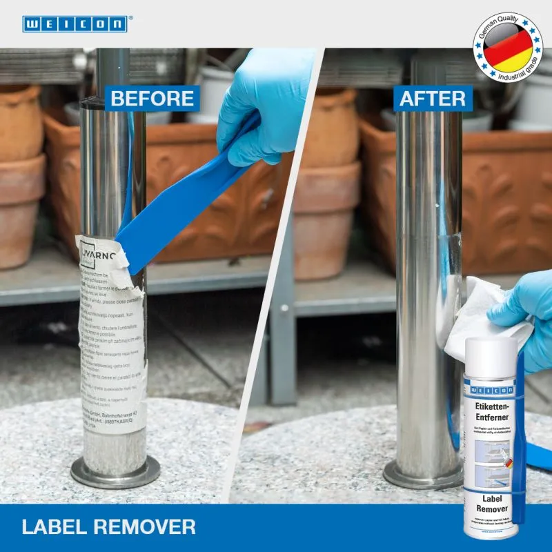 Weicon Label Remover distaccante etichette spray resina fresca