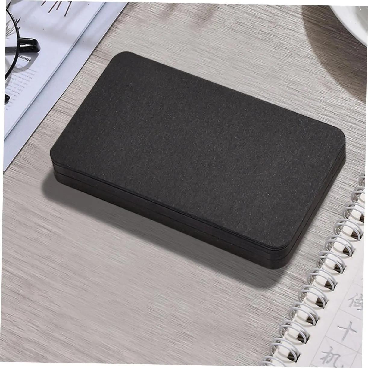 Angoily mini card indice nere 100 pezzi in carta per studio
