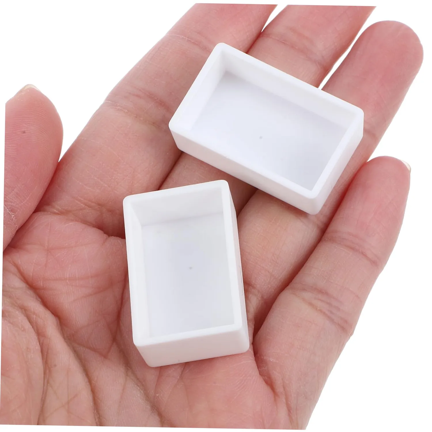 Angoily Vaschette Silicone Bianche Acquerelli 24 Pezzi Viaggio
