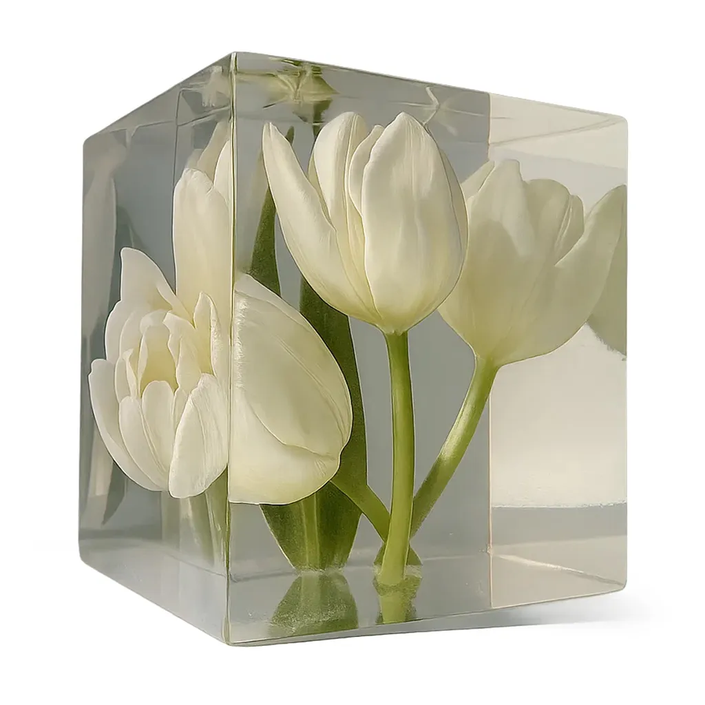 Naturesin Resin Memory Box Kit Resina Fiori Stampo Tondo