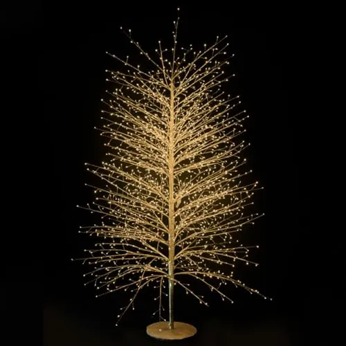 Giodicart Albero Faggio oro 180 cm 2000 micro LED calda