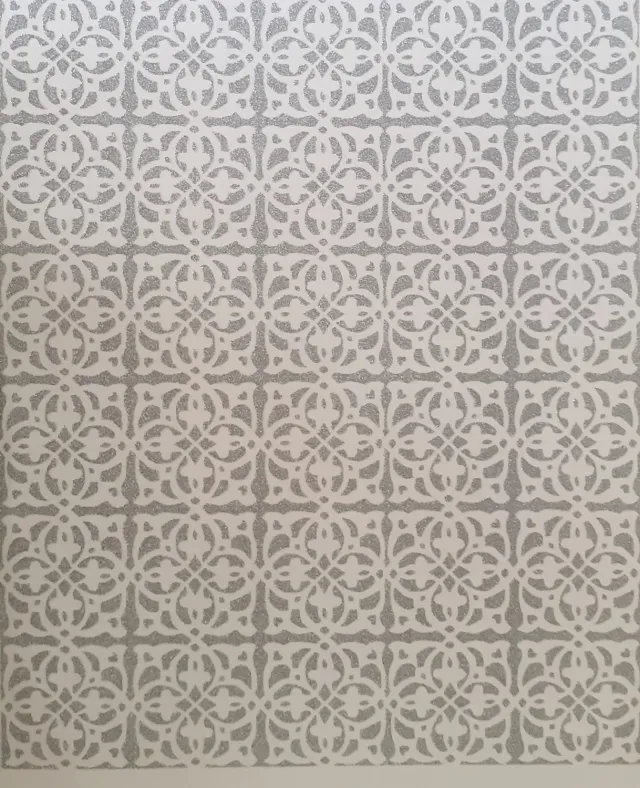 Deco Foam 46 carta di riso 25x35 cm argento metallico