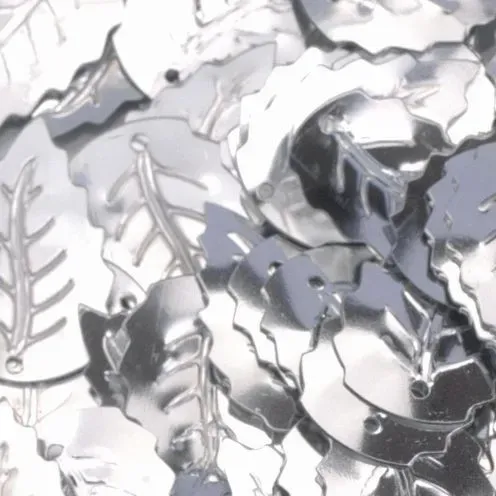 Deco Foam 1027491 fogli metallici argento 12x18mm goffrati