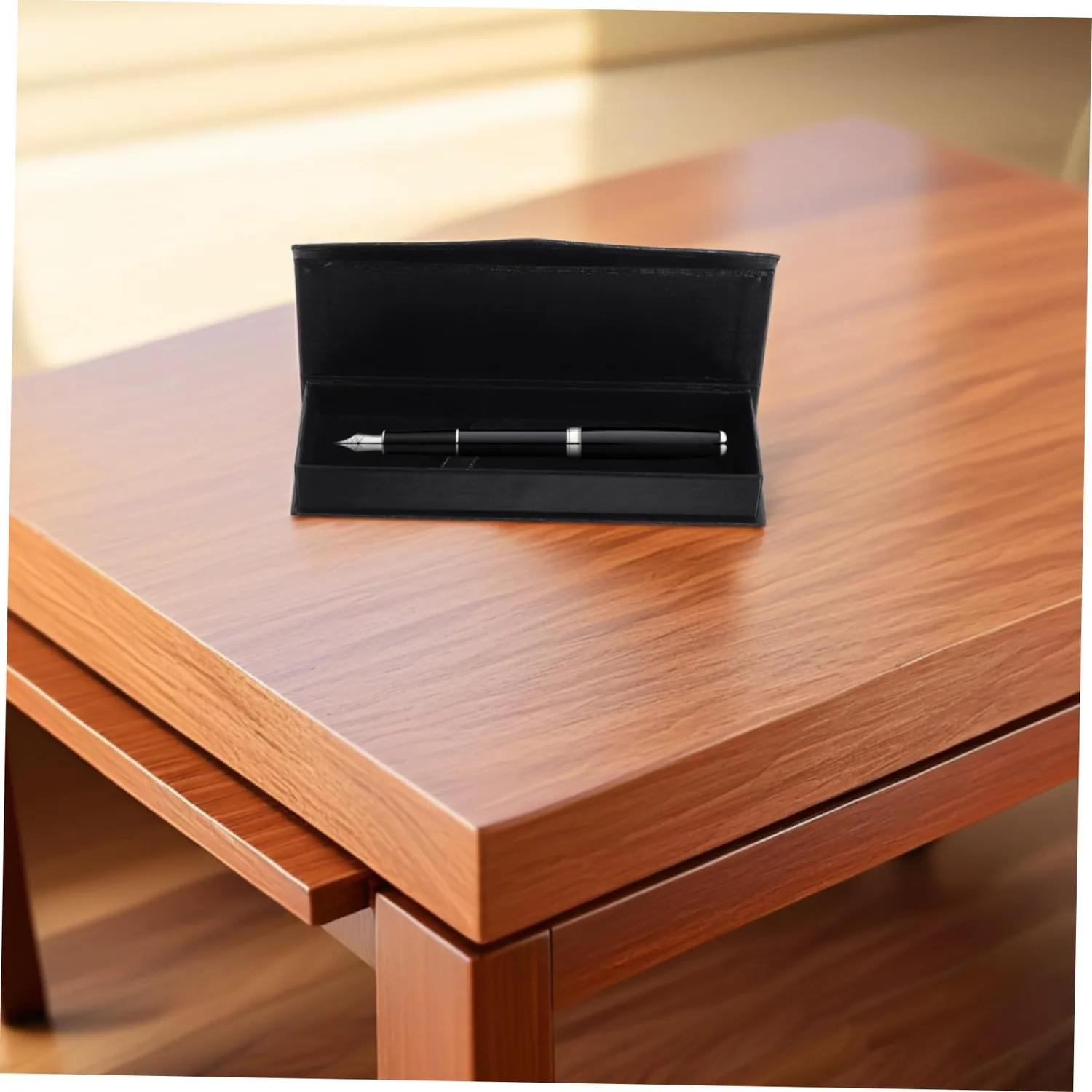 Angoily Astuccio Rettangolare Nero con Coperchio 6 Pezzi