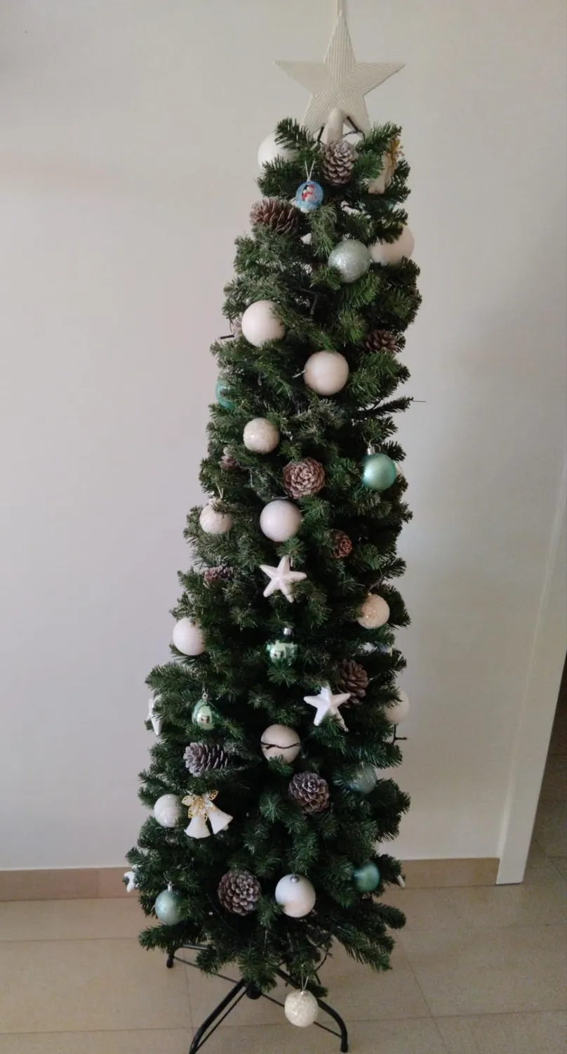 Giodicart Erland albero di Natale slim 180 cm realistico