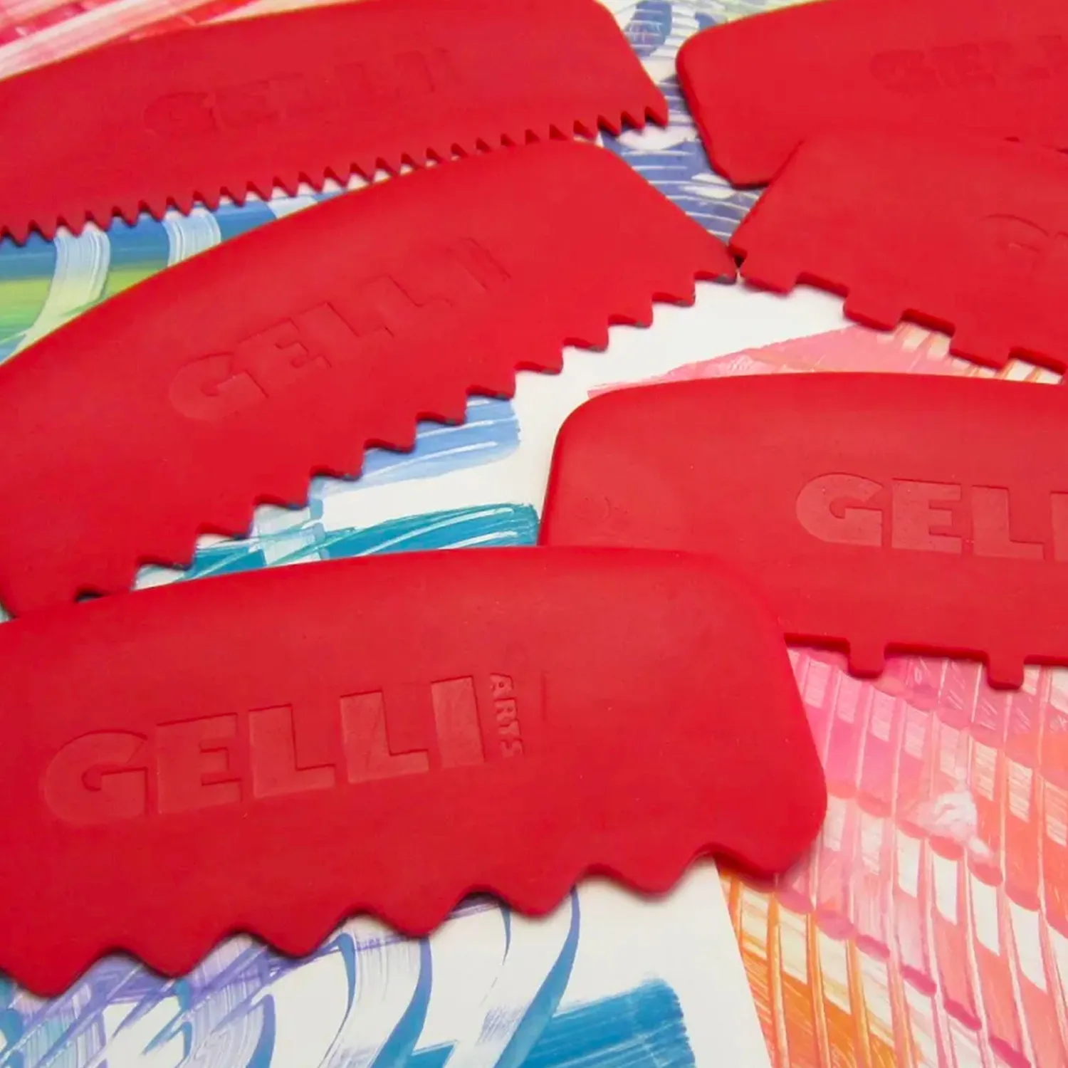 Gelli Arts Tools spatole stampa gel 17,8 cm set 3 pezzi