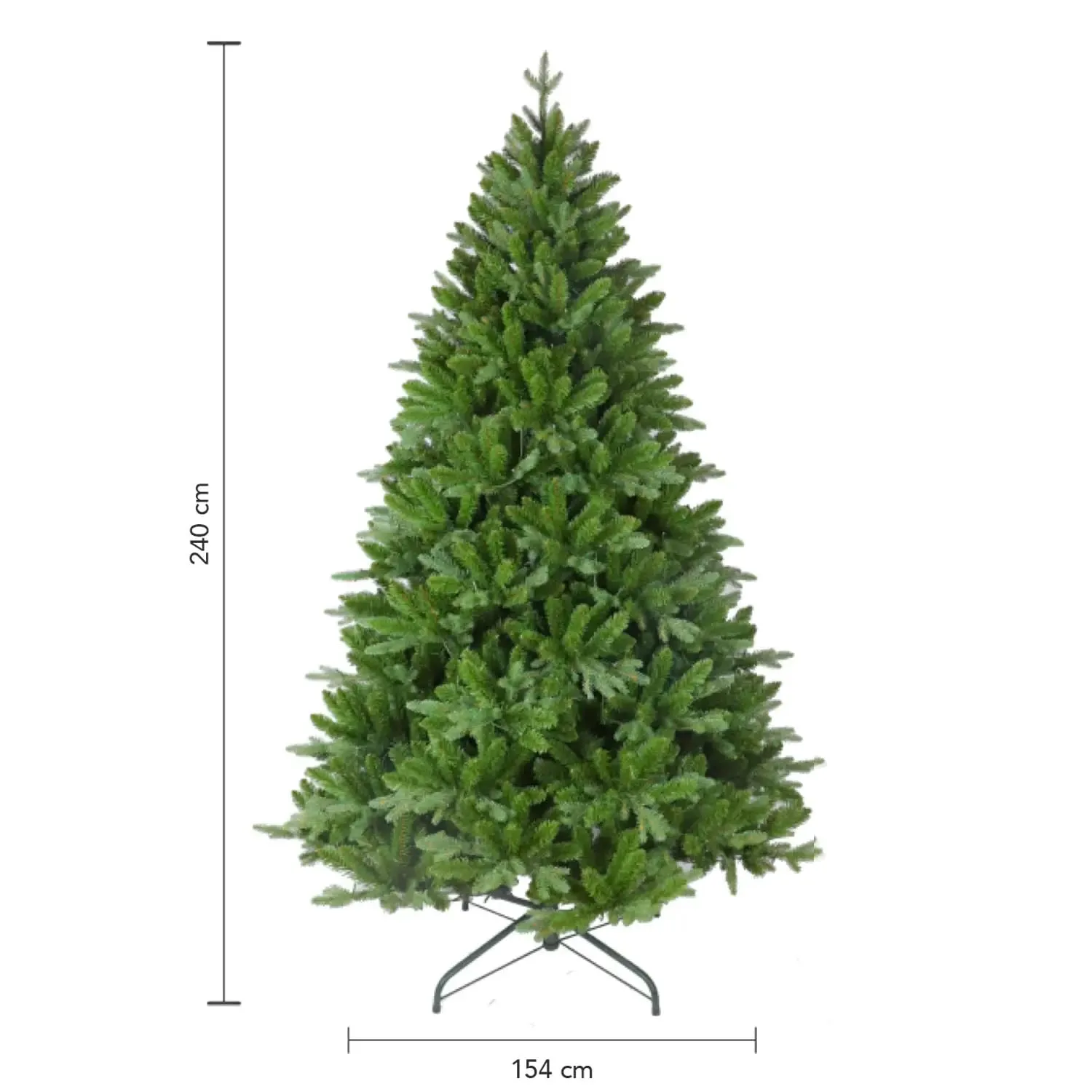 Giodicart Comet albero Natale artificiale 240 cm 2115 rami