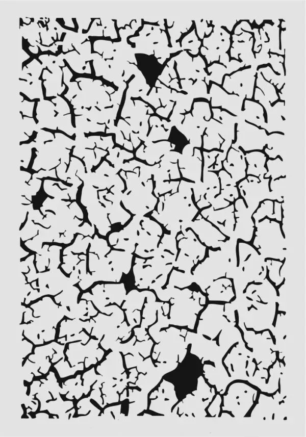 Deco Foam MIX039 stencil 30x21cm riutilizzabile