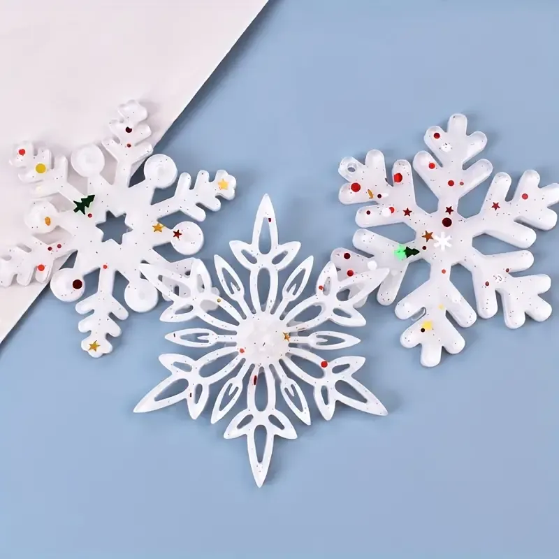 Naturesin stampo 3 fiocchi di neve decorazioni 23 cm